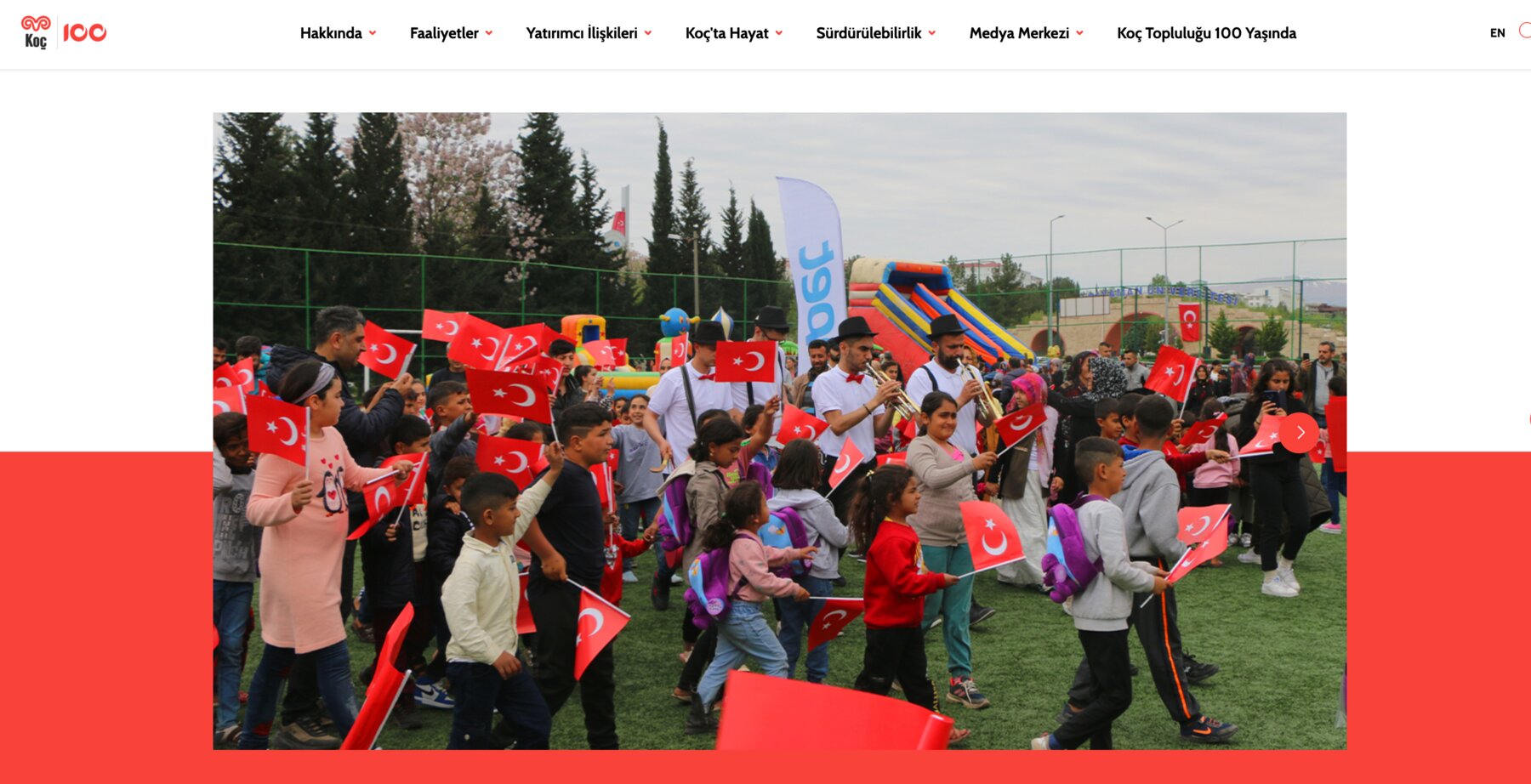 Çektiğimiz kareler Koç Holding'in resmî web sitesinde yayımlandı. Daha fazlasına Koç Holding'in web sayfasından ulaşabilirsiniz.